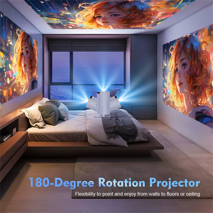 Hy300 Pro and FY300 New Projector 4K Wifi 1080P 1280*720P HD Home Cinema Outdoor Portable Video Movies Led Mini Projetor
