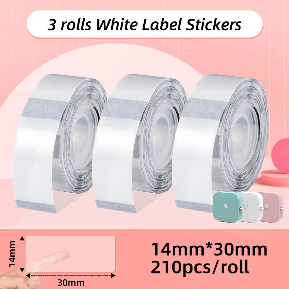 Q30 Label Printer Mini Printer Pocket Thermal Label Maker Wireless Sticker Pocket Portable Printer Various Label Paper
