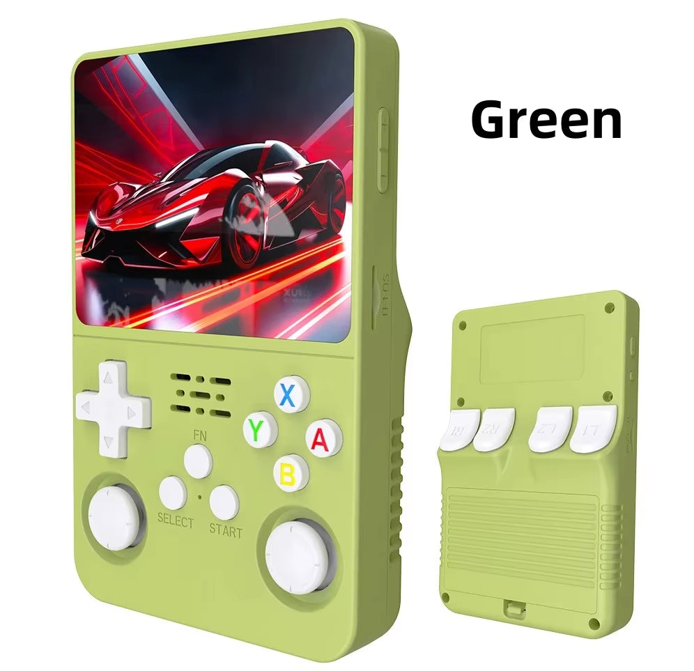 R36S Retro Video Handheld Game Console Linux System 3.5 in IPS Screen 3000Mah Battery 64G/128G TF Card Preinstalled Games