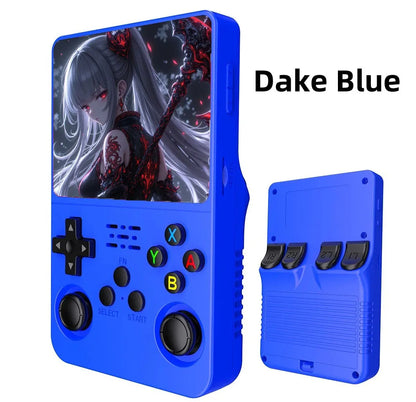 R36S Retro Video Handheld Game Console Linux System 3.5 in IPS Screen 3000Mah Battery 64G/128G TF Card Preinstalled Games