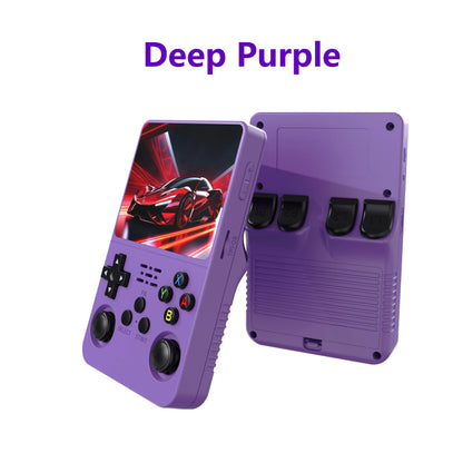 R36S Retro Video Handheld Game Console Linux System 3.5 in IPS Screen 3000Mah Battery 64G/128G TF Card Preinstalled Games